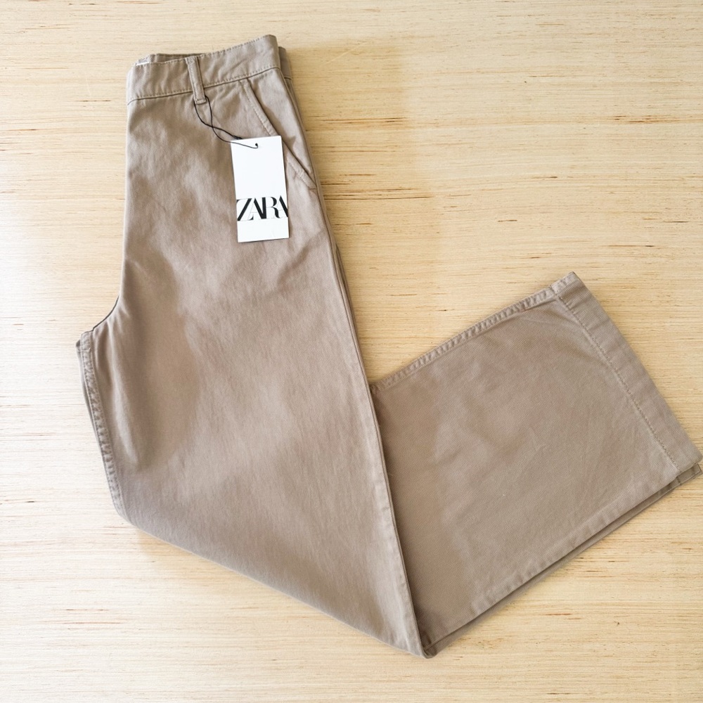 Zara Women’s Chino Pants Sand Color Size 2/24